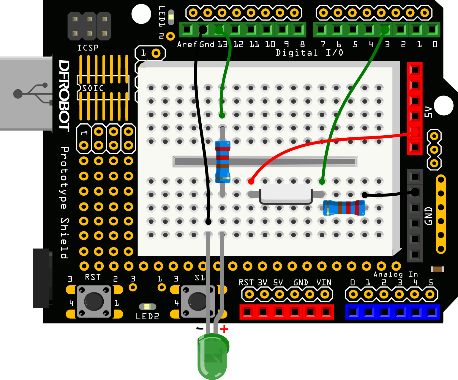 Detecting vibration