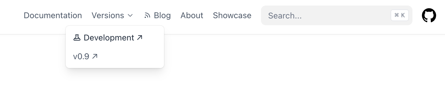 Navbar with icon item